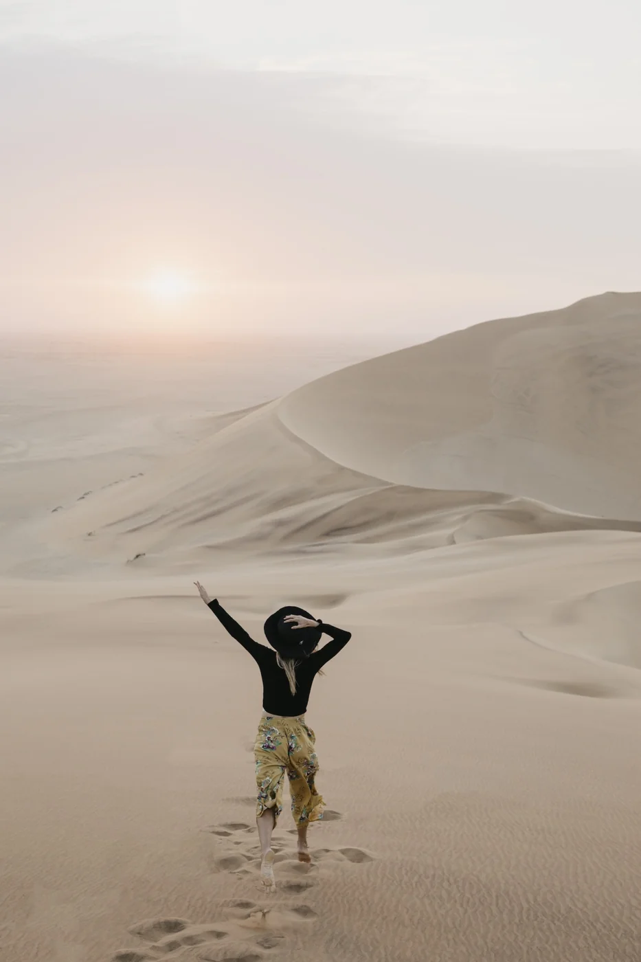The Namib desert landscape